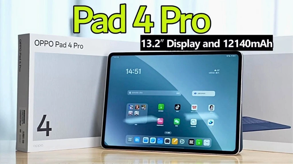 Oppo Pad 4 Pro Tablet में मिलेगा 3K रेजोल्यूशन और पावरफुल 9510mAh बैटरी का तगड़ा कॉम्बो, टैबलेट की दुनिया में मचेगा तूफान