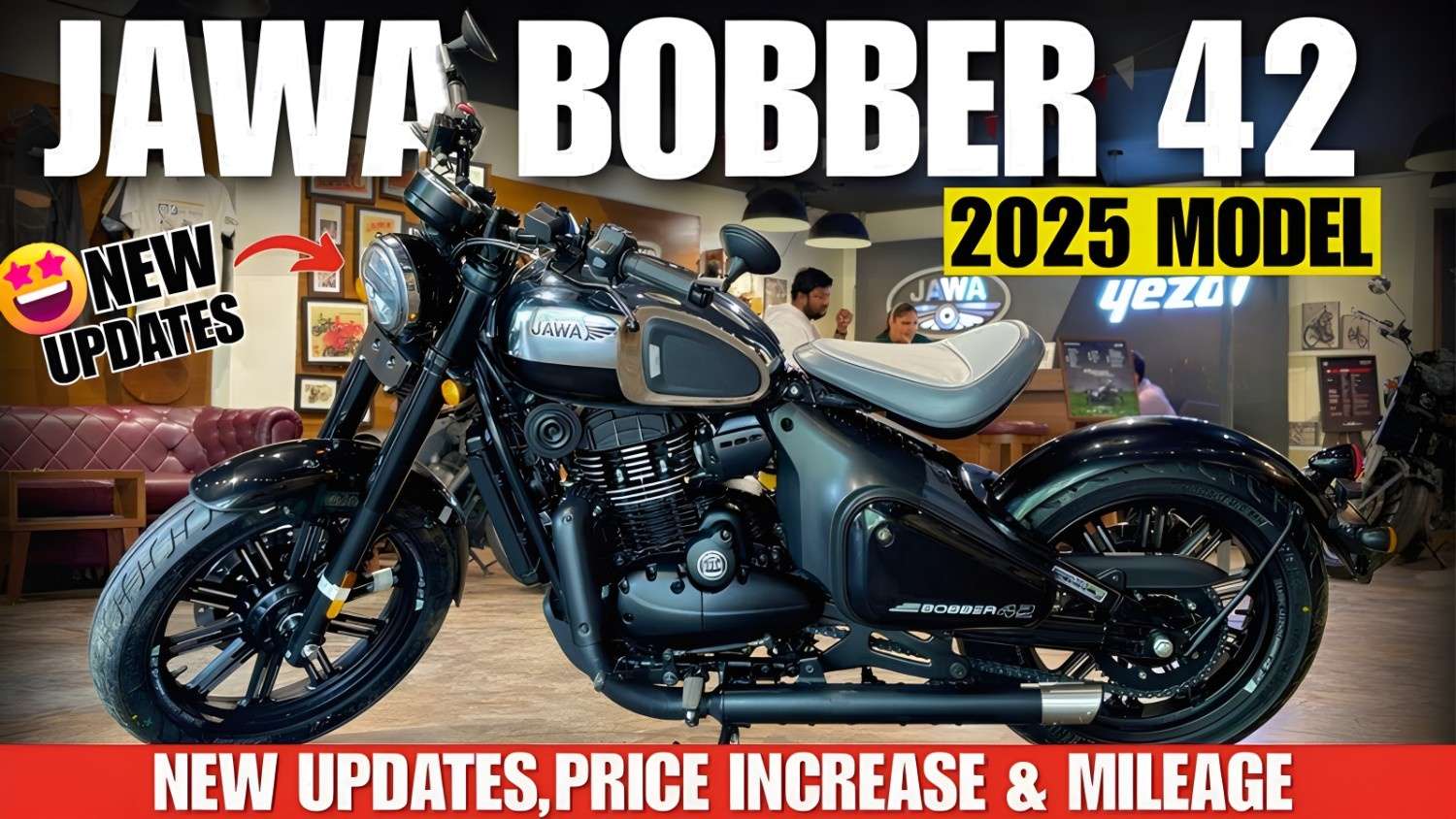 नए लुक और एडवांस टेक्नोलॉजी के साथ लौटी Jawa 42 Bobber Bike! 2025 में Bullet को देगी सीधी टक्कर