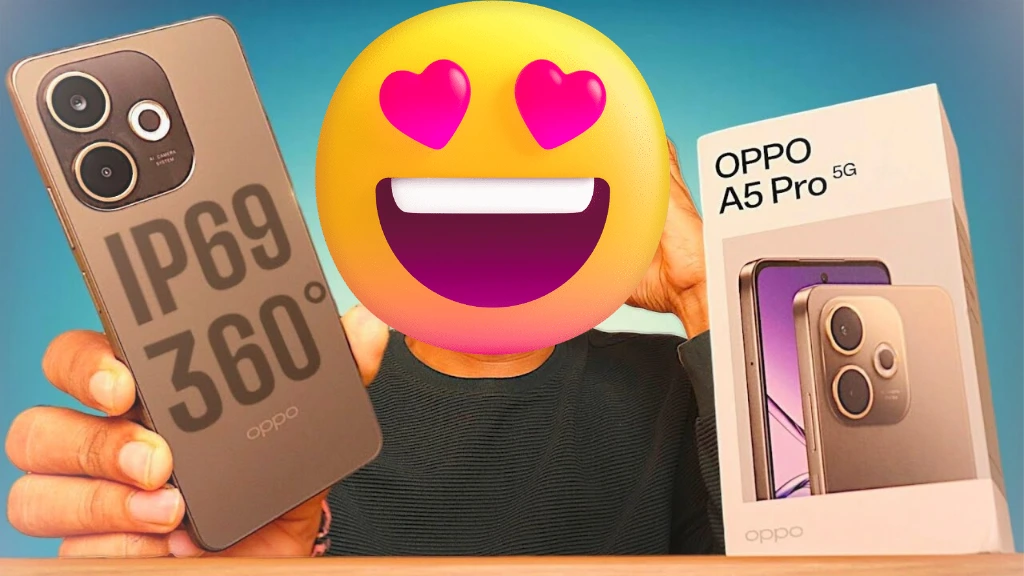 कम दाम में तगड़ा धमाका OPPO A5 Pro 5G लाया है दमदार बैटरी और IP69 रेटिंग वाला स्मार्टफोन