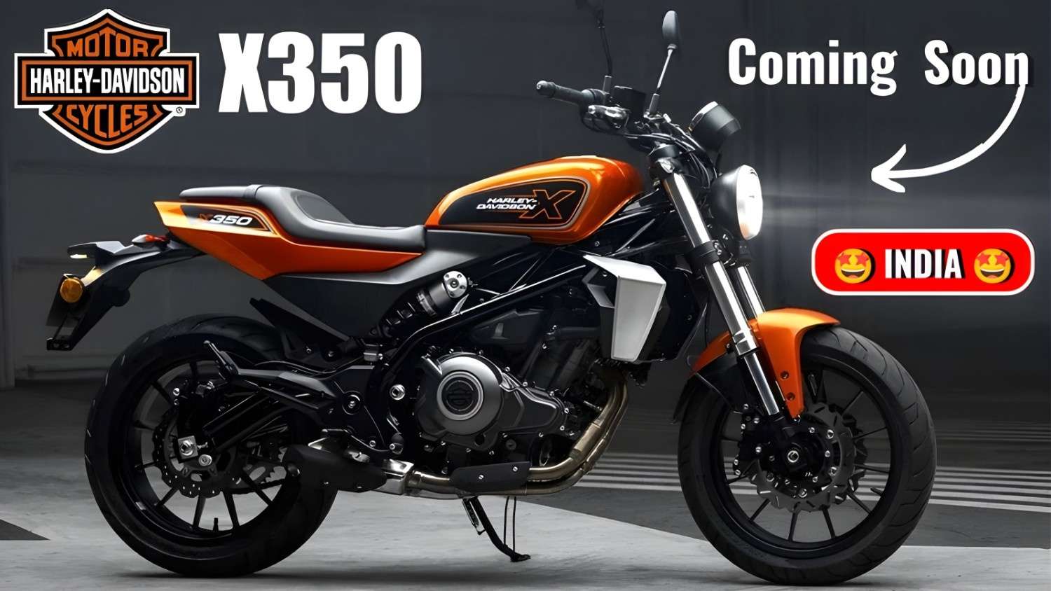 जल्द इंडिया में धूम मचाने आ रही है अपने स्पोर्टी लुक और बजट कीमत में Harley Davidson X 350 Bike!